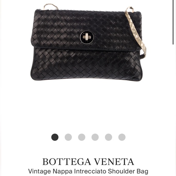 Bottega Veneta Vintage Nappa Intrecciato Shoulder Bag - Picture 8 of 10